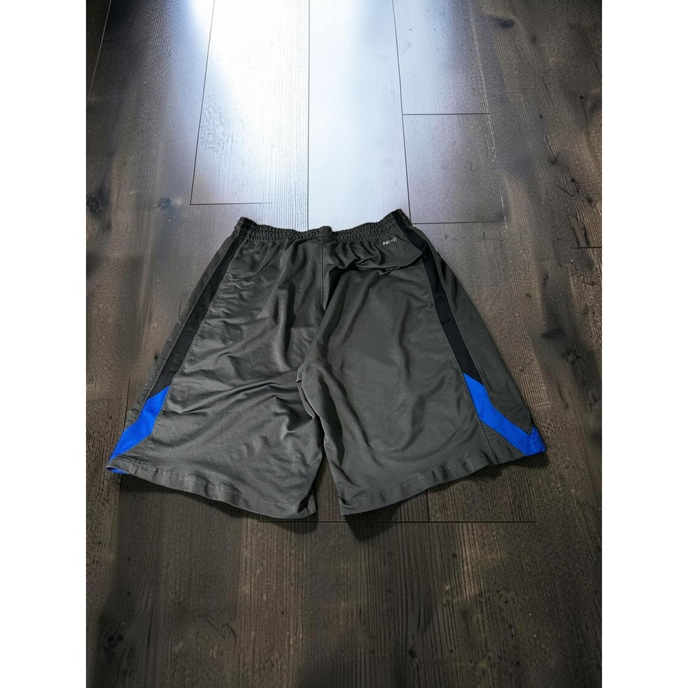 Nike Basketball Shorts Men XXL Black Blue Dri-Fit Athletic Gym Training Workout - Picture 2 of 6
